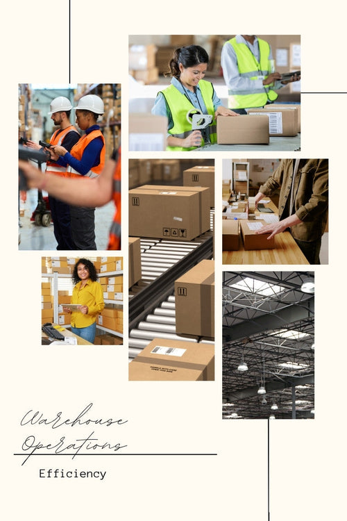 Warehouse associate scanning an order at a pick station before shipment, representing WISMO prevention for Shopify merchants