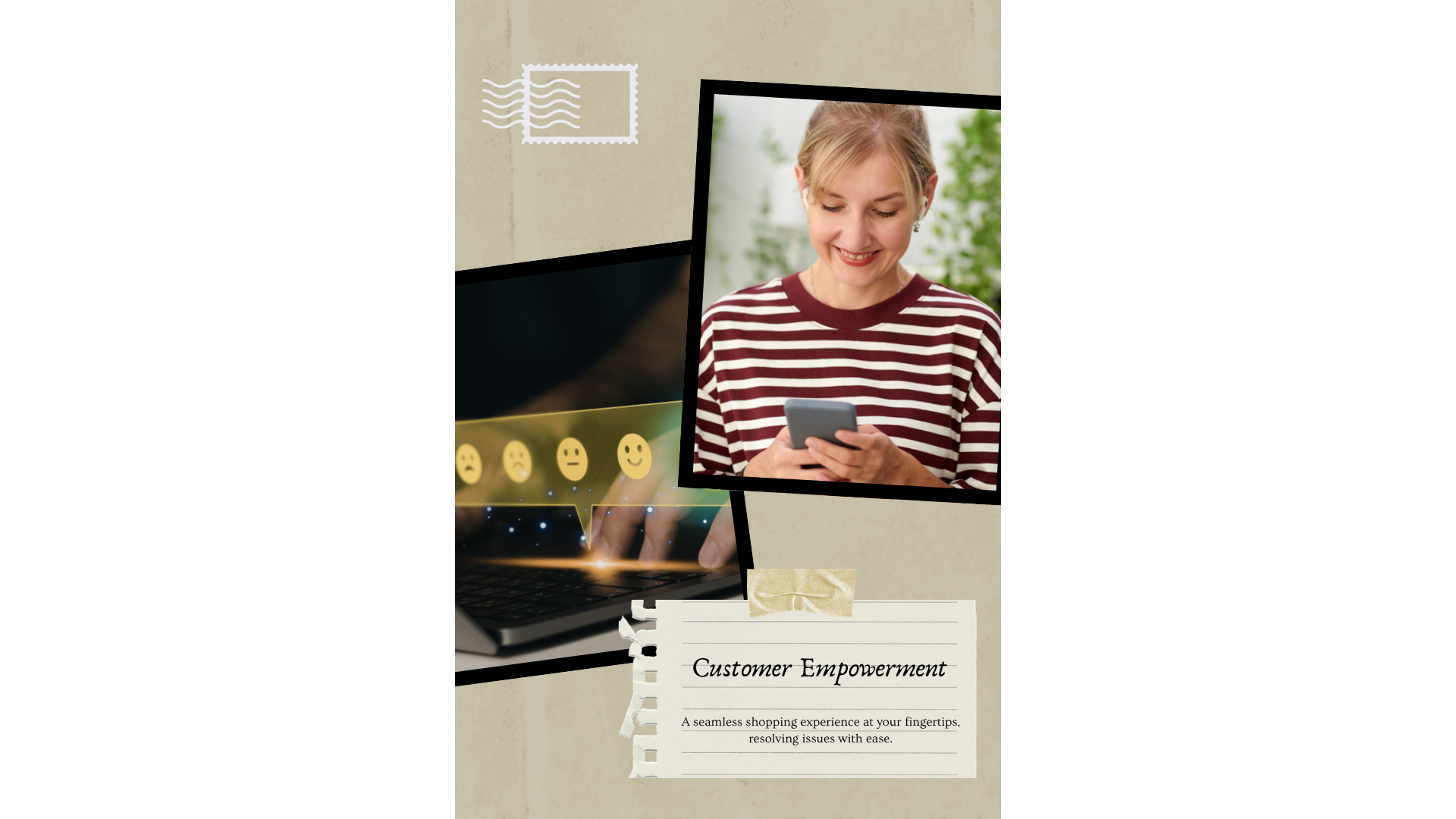 Customer resolving a shipping issue at home via laptop, representing self-service resolution portals for Shopify merchants.