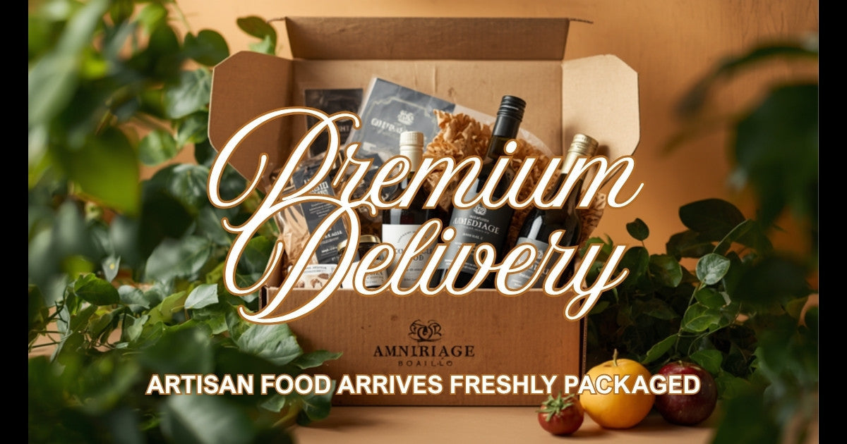 Premium artisan food and beverage DTC products arriving perfectly at a customer's door