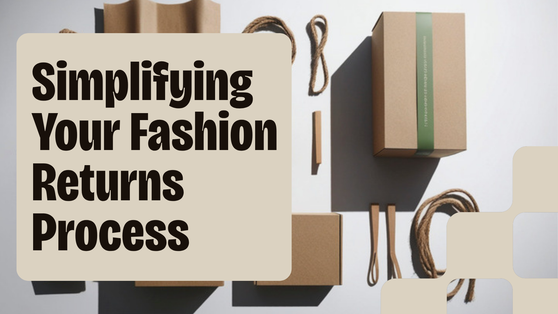 Folded apparel and open shipping boxes on a table, representing fashion returns and exchanges for Shopify merchants.